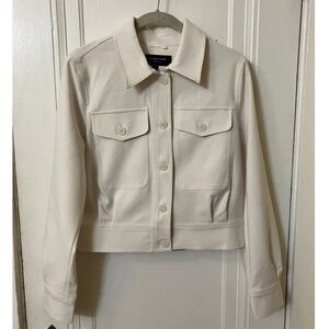 Marc New York white cropped jacket